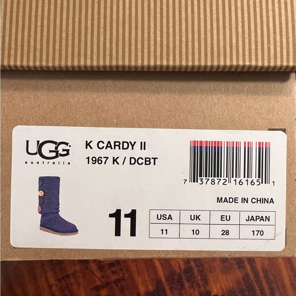 Kids UGG sweater boots size 11 GREAT SHAPE - Picture 9 of 9